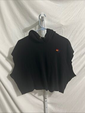 Aviator nation cropped muscle hoodie